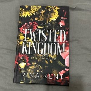 Twisted Kingdom by Rina Kent Hardback Book with Floral Cover